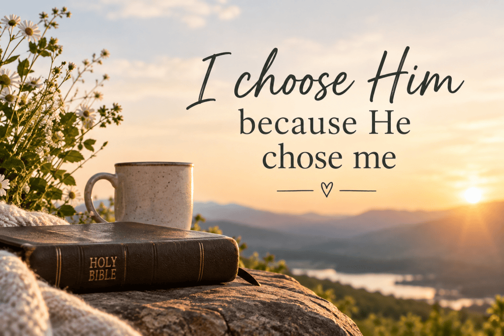 I Choose Him because He Chose&nbsp;Me